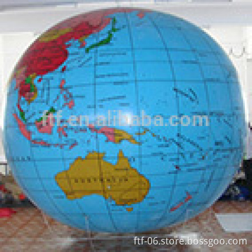 2017 FTF brand Inflatable Advertising Ballon, Customize Planets Inflatable Earth Helium Balloon Wholesale